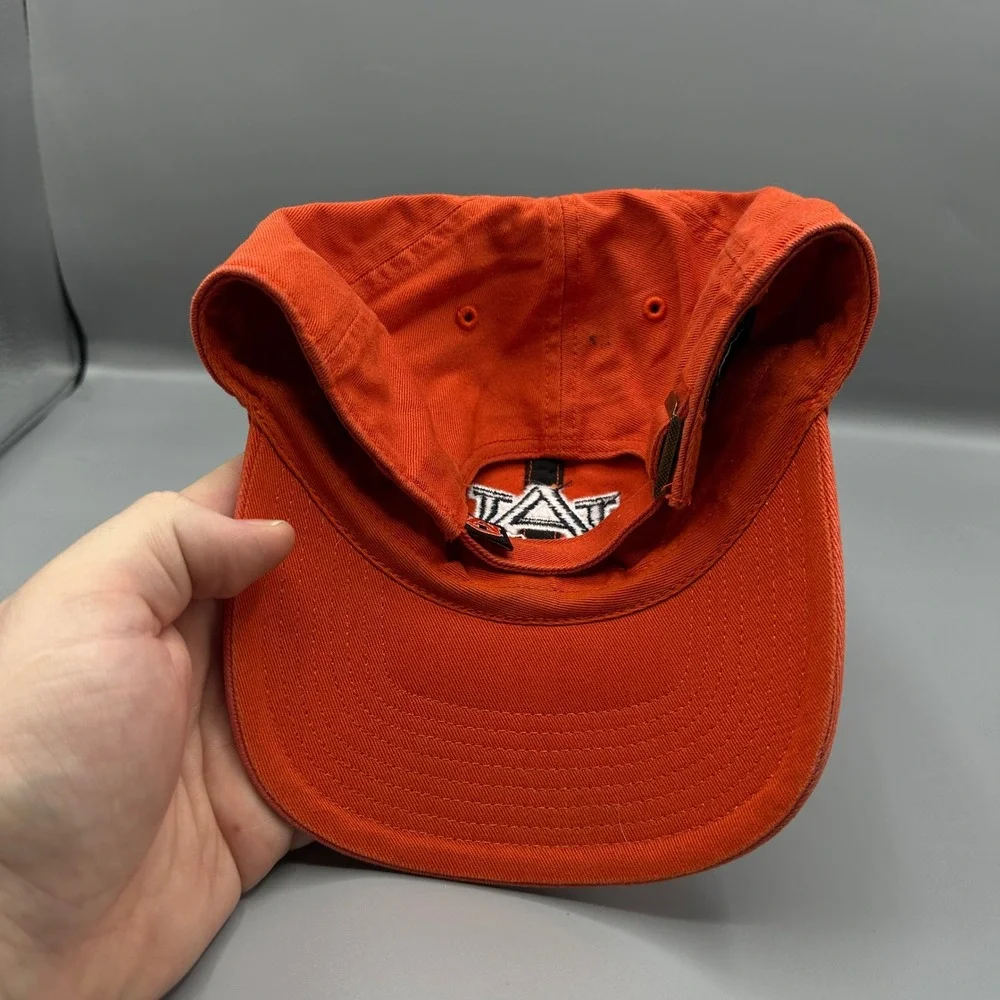 47 Brand Auburn Tigers Hat Mens Orange Adjustable Strapback NCAA AU Logo Cap